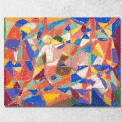 Figurative Composition Adolf Hölzel ahl22 canvas print 