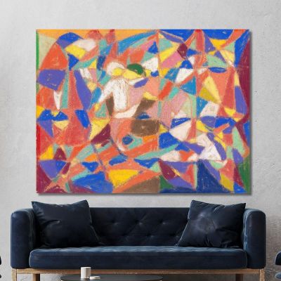 Figurative Composition Adolf Hölzel ahl22 canvas print 