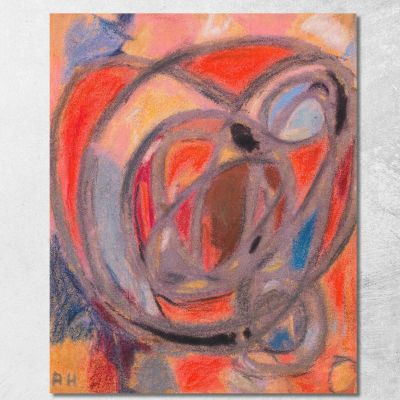 Composition Round And Oval Shapes Adolf Hölzel ahl26 canvas print 