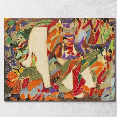 Composition 5 Adolf Hölzel ahl30 canvas print 