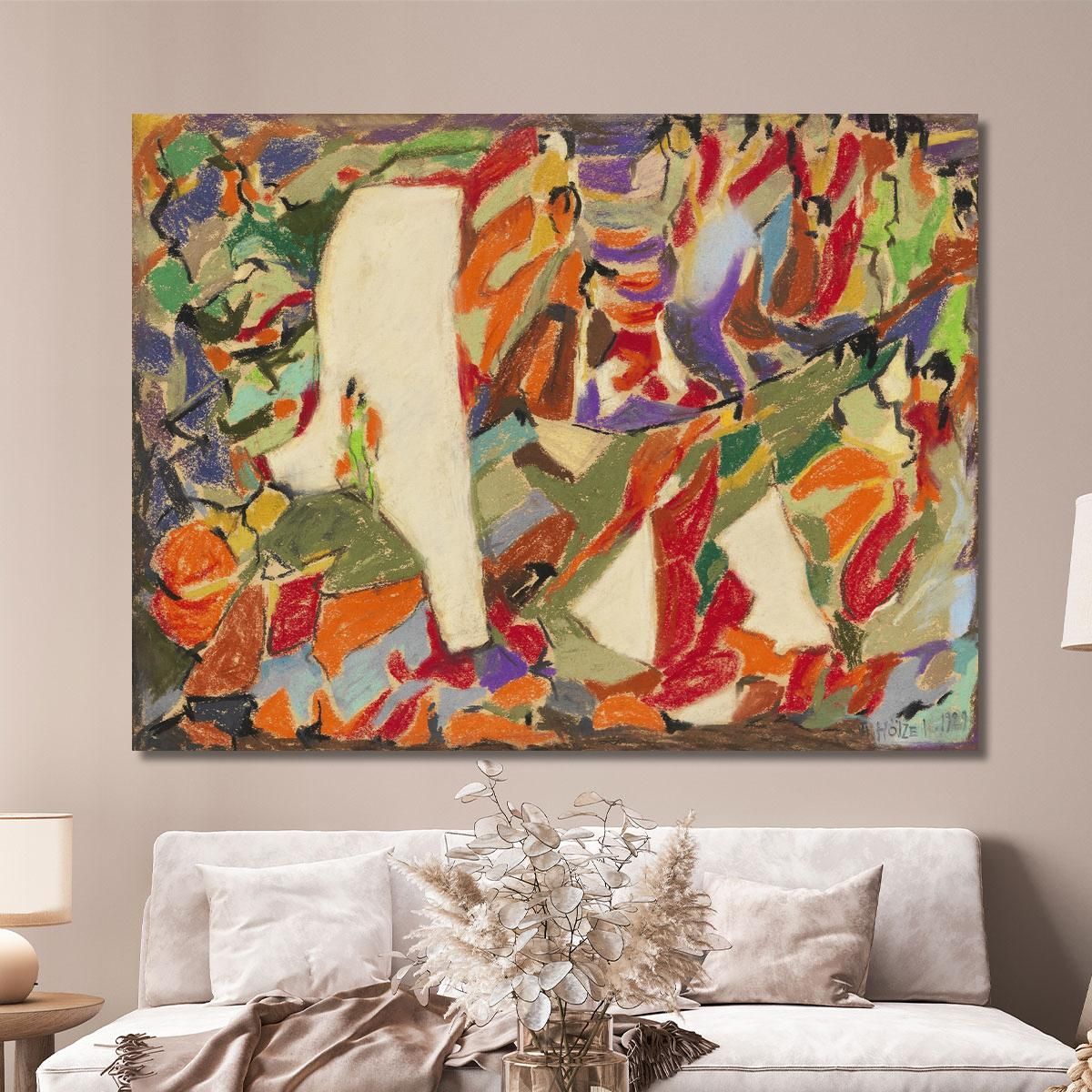 Composition 5 Adolf Hölzel ahl30 canvas print 