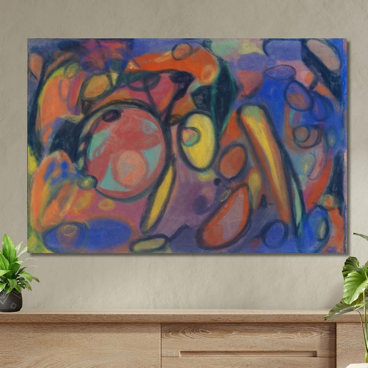 Composition With Circle Adolf Hölzel ahl32 canvas print 