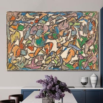 Light Jungle Adolf Hölzel ahl34 canvas print 