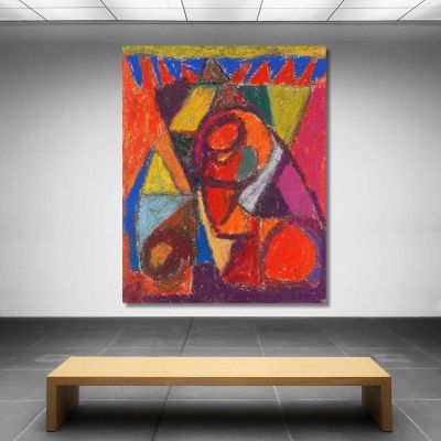 Untitled Adolf Hölzel ahl43 canvas print 