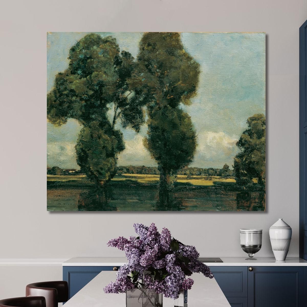 Silver Poplars Adolf Hölzel ahl45 canvas print 