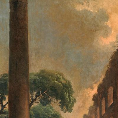 The Fountain Hubert Robert hrb100 canvas print