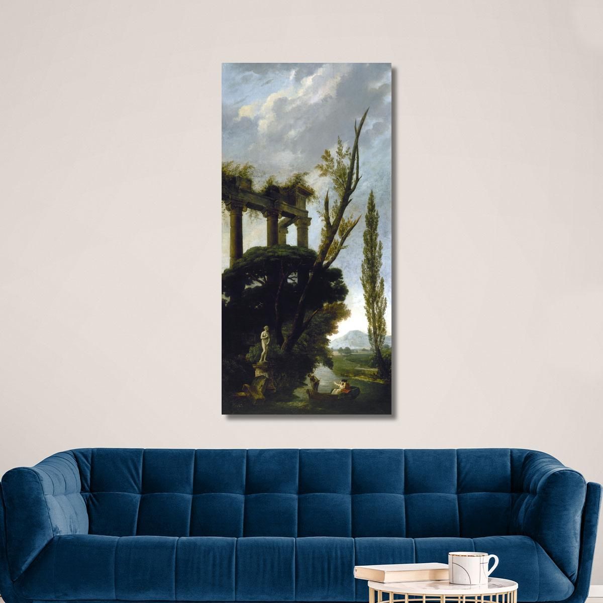 Venus Medici Hubert Robert hrb126 canvas print 