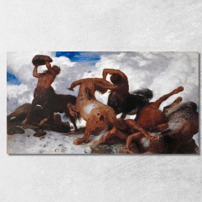 Battle Of The Centaur Arnold Böcklin abk3 canvas print 