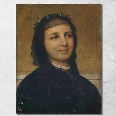 Portrait Of Margaretha Antoinette Mähly-Schermar Arnold Böcklin abk5 canvas print 