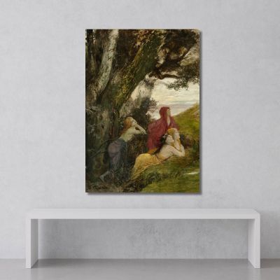 Dryaden Arnold Böcklin abk10 canvas print 