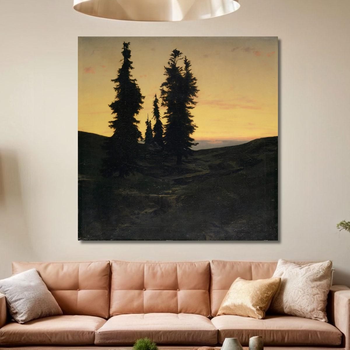 For Trees Arnold Böcklin abk13 canvas print 