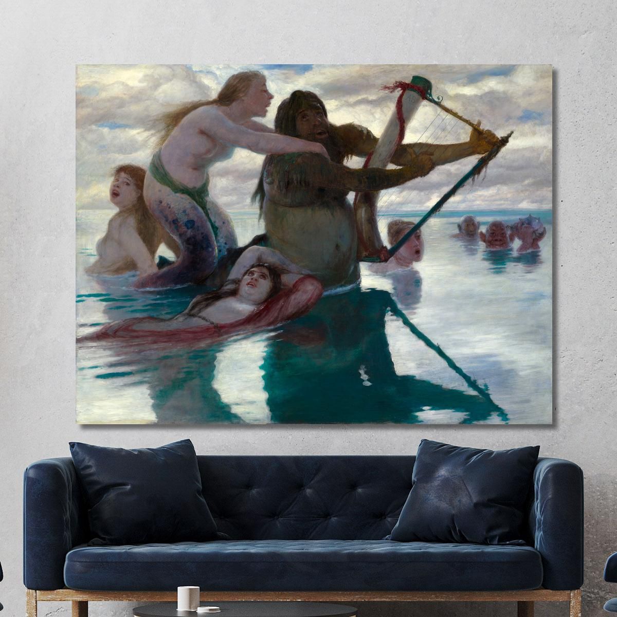 In The Sea Arnold Böcklin abk17 canvas print 