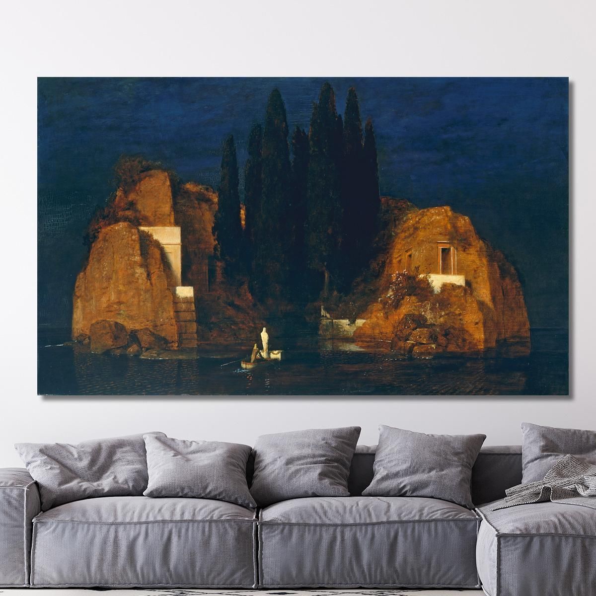 Island Of The Dead Arnold Böcklin abk18 canvas print 