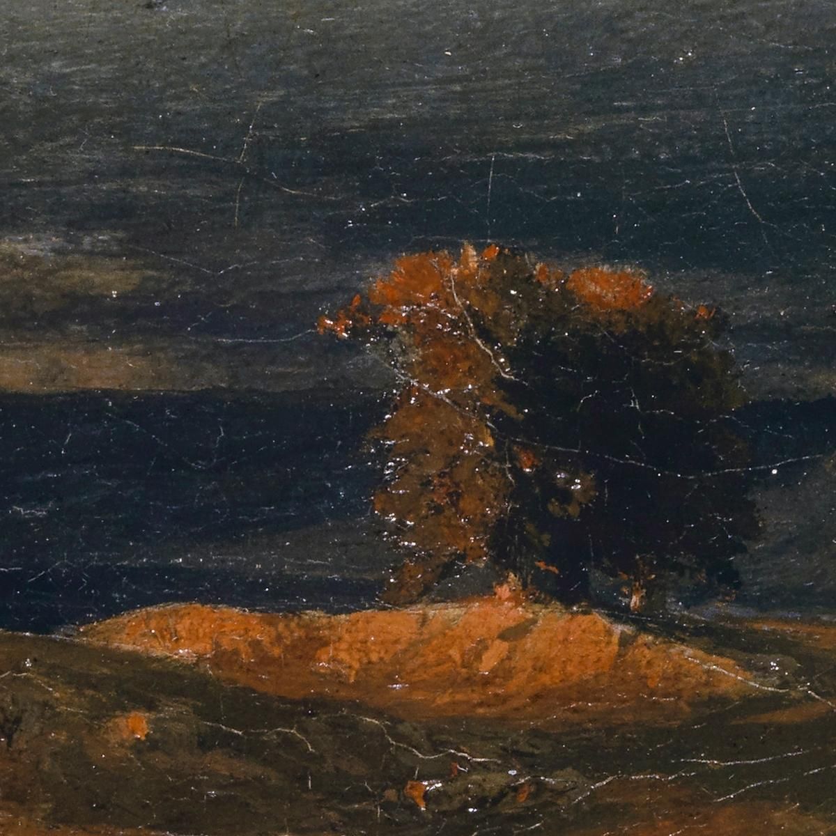 Landscape At Sunset Arnold Böcklin abk20 canvas print