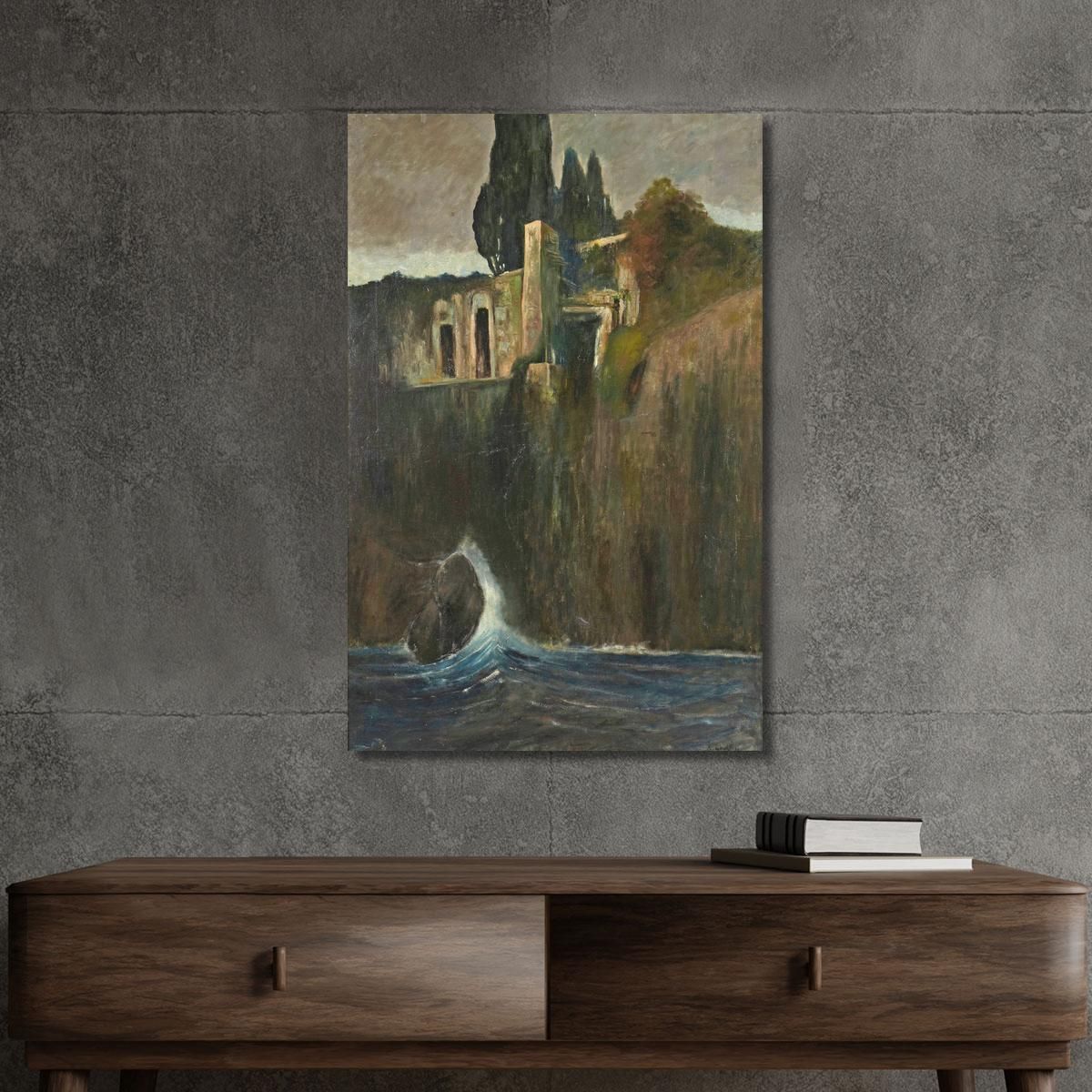 Landscape Arnold Böcklin abk22 canvas print 