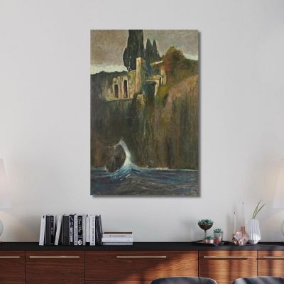 Landscape Arnold Böcklin abk22 canvas print 