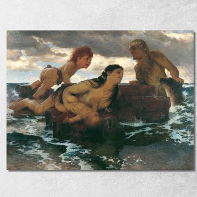 Sea ​​Idyll Arnold Böcklin abk25 canvas print 