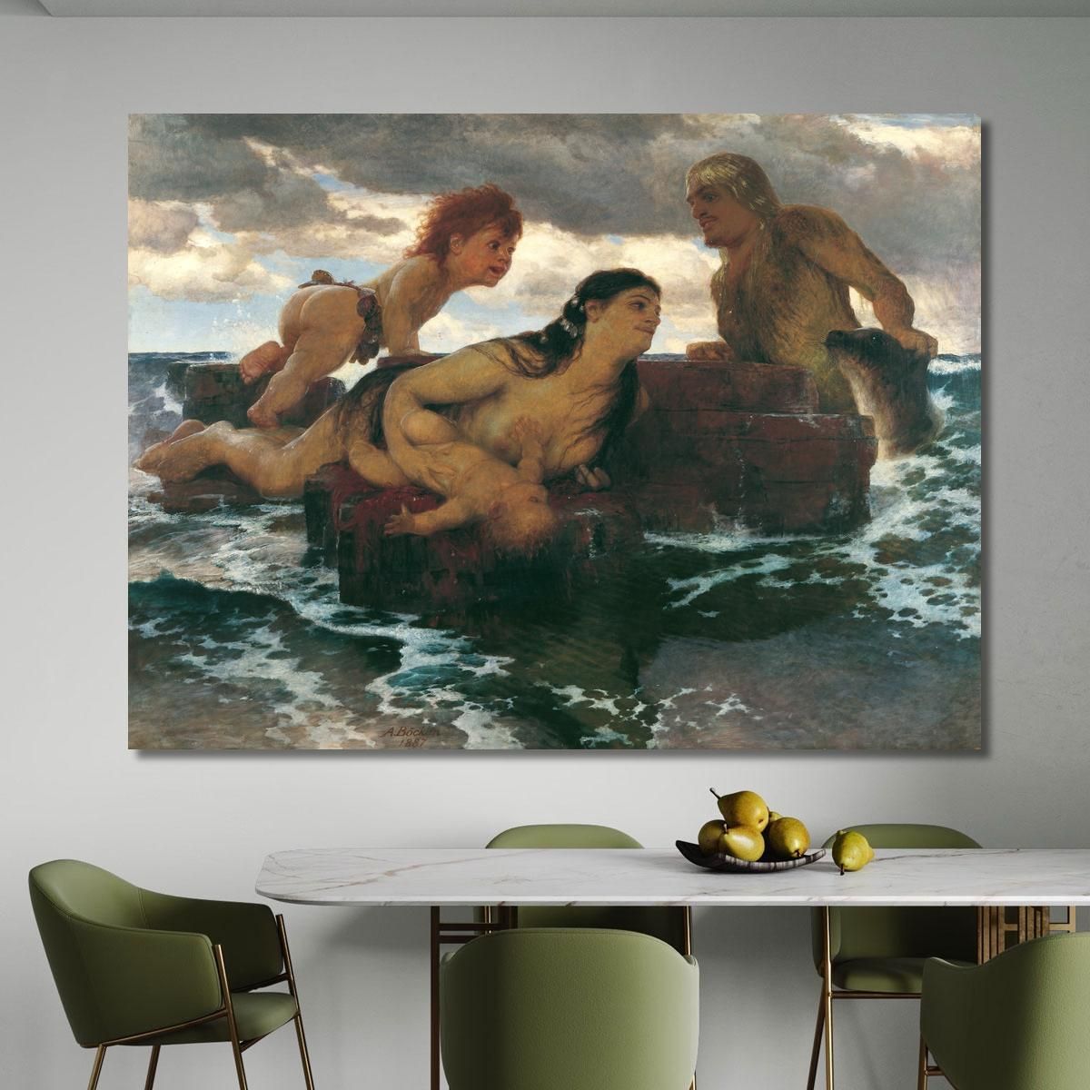 Sea ​​Idyll Arnold Böcklin abk25 canvas print 