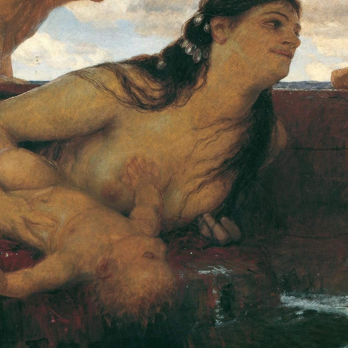 Sea ​​Idyll Arnold Böcklin abk25 canvas print