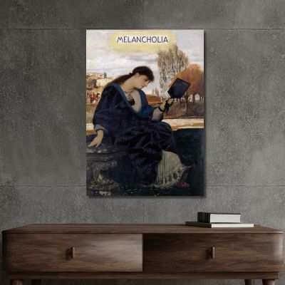 Melancholy 2 Arnold Böcklin abk26 canvas print 