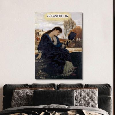 Melancholy 2 Arnold Böcklin abk26 canvas print 