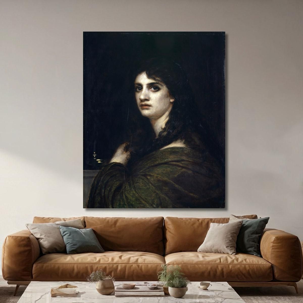 Melancholy Arnold Böcklin abk27 canvas print 