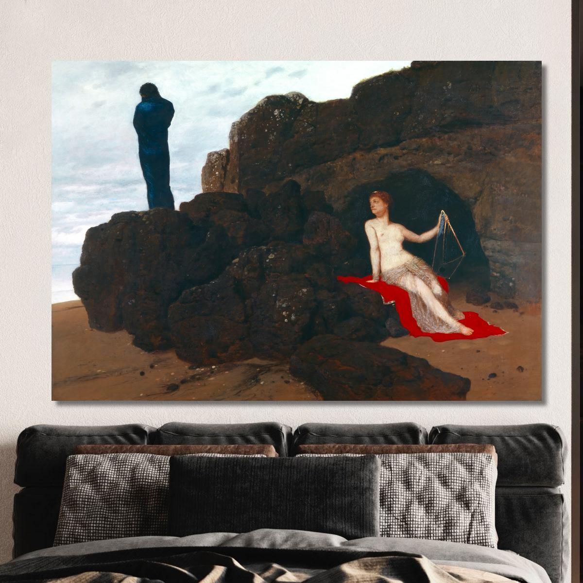 Odysseus And Calypso Arnold Böcklin abk33 canvas print 