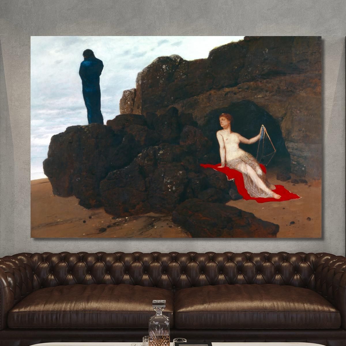 Odysseus And Calypso Arnold Böcklin abk33 canvas print 