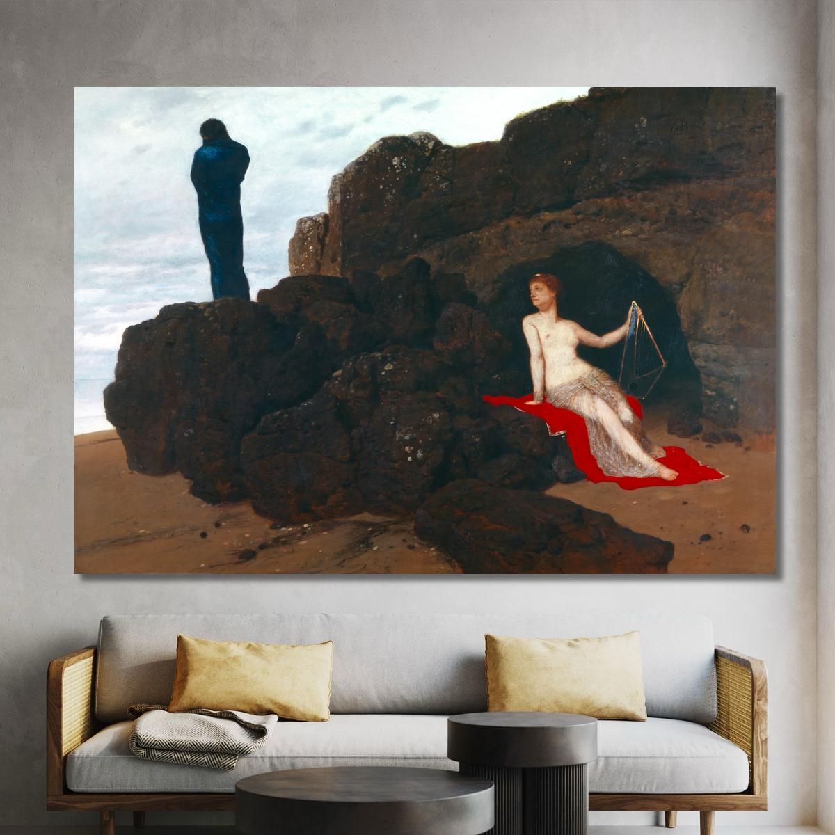 Odysseus And Calypso Arnold Böcklin abk33 canvas print 