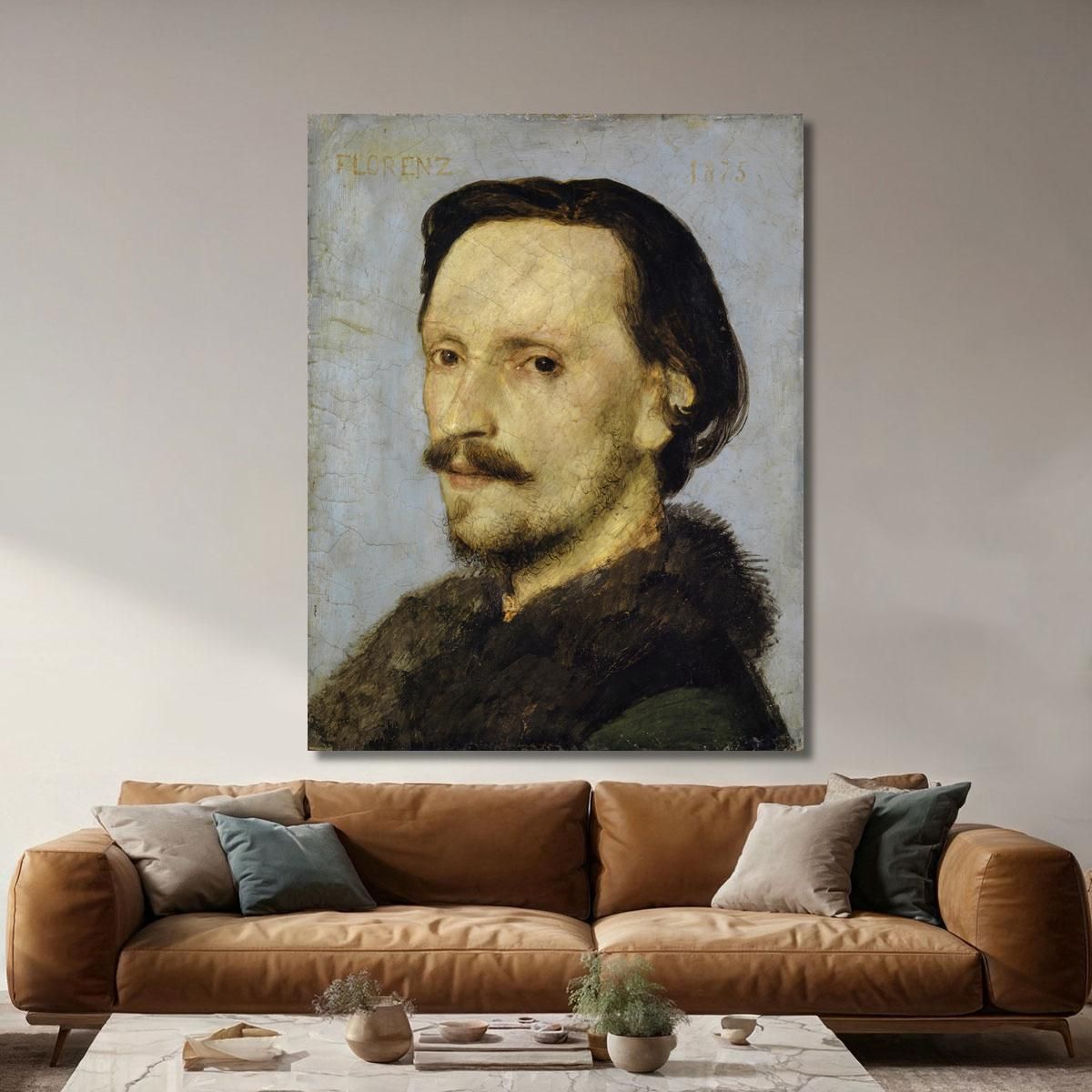 Portrait Of Adolf Bayersdorfer Arnold Böcklin abk40 canvas print 