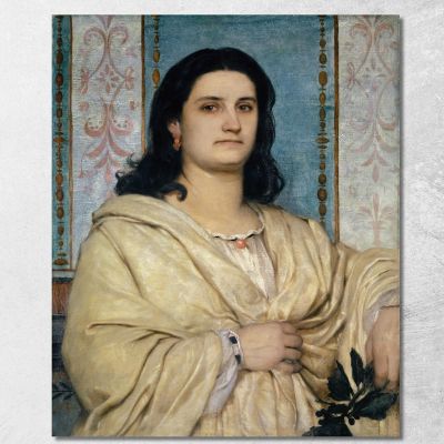 Portrait Of Angela Böcklin As A Muse Arnold Böcklin abk42 canvas print 