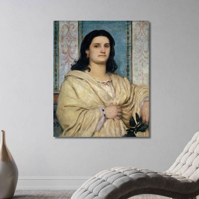 Portrait Of Angela Böcklin As A Muse Arnold Böcklin abk42 canvas print 