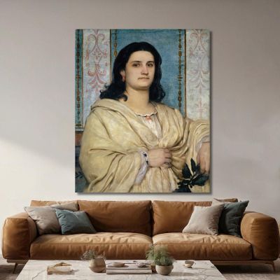 Portrait Of Angela Böcklin As A Muse Arnold Böcklin abk42 canvas print 