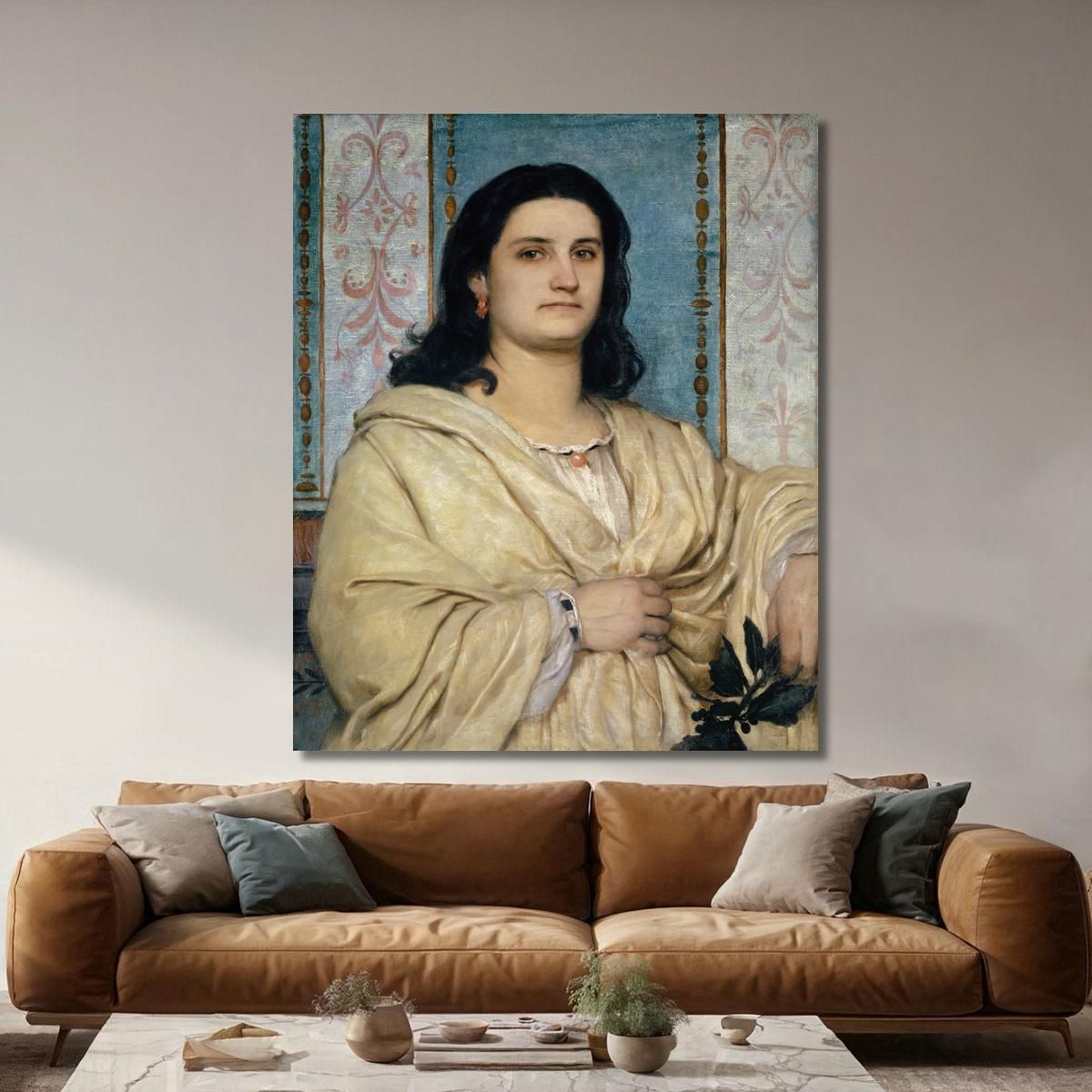 Portrait Of Angela Böcklin As A Muse Arnold Böcklin abk42 canvas print 