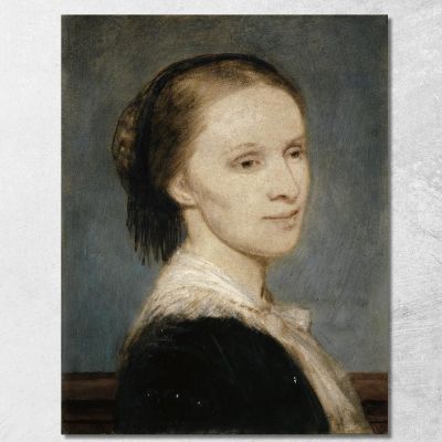 Portrait Of Anna Elisabeth Burckhardt-Brenner Arnold Böcklin abk43 canvas print 