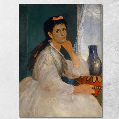 Portrait Of Clara Böcklin Eldest Daughter Of The Artist Arnold Böcklin abk45 canvas print 