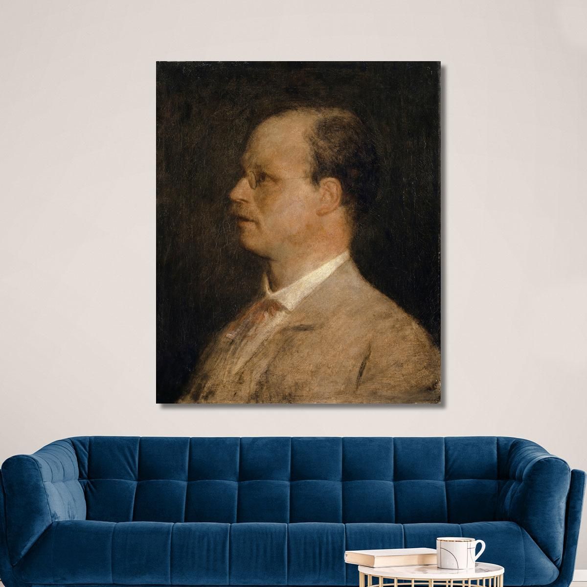 Portrait Of Prof. Fritz Burckhardt-Brenner Arnold Böcklin abk48 canvas print 