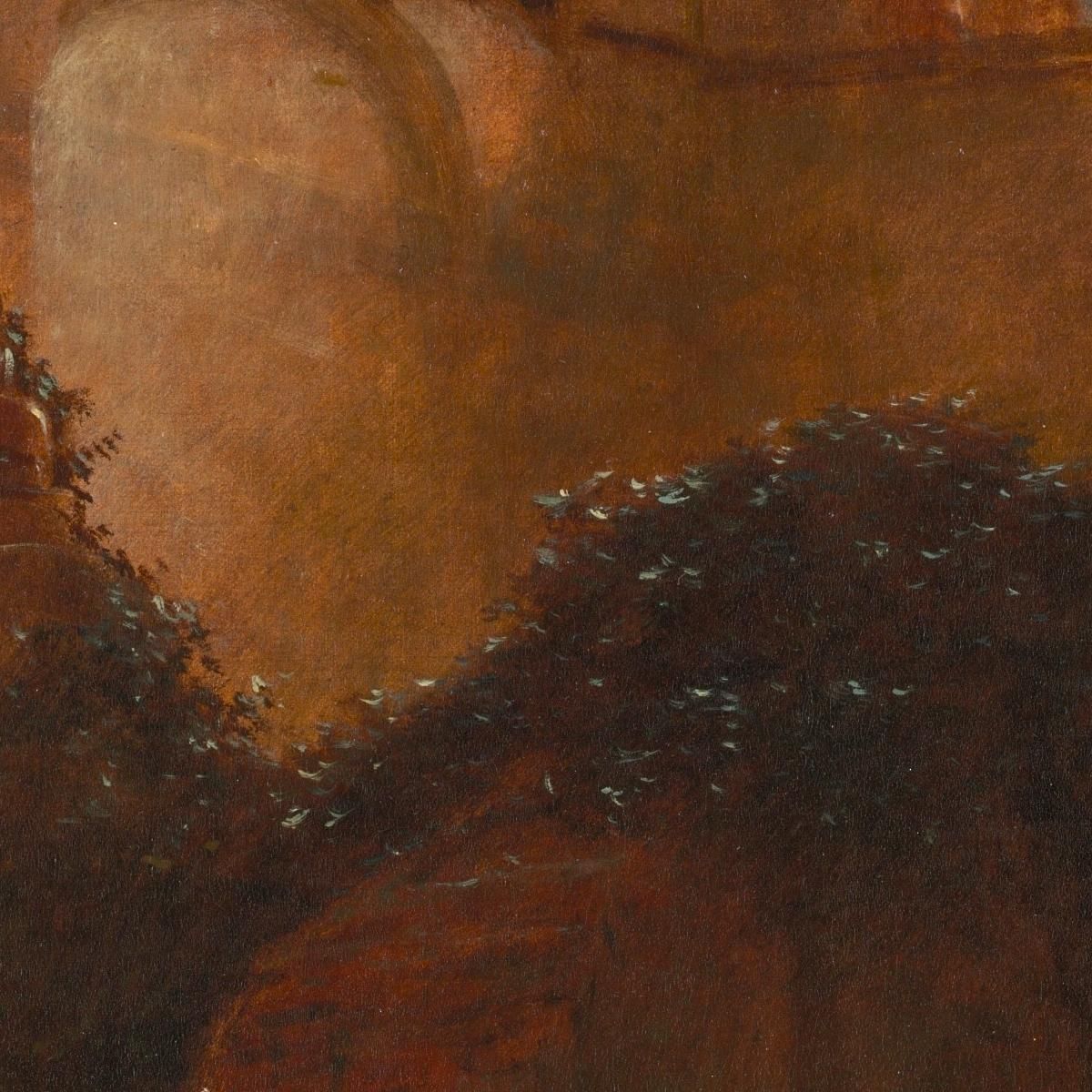 Ruin By The Sea Arnold Böcklin abk54 canvas print