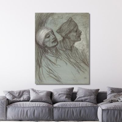 A Wounded Soldier And His Comrade Théophile Alexandre Steinlen tas3 canvas print 
