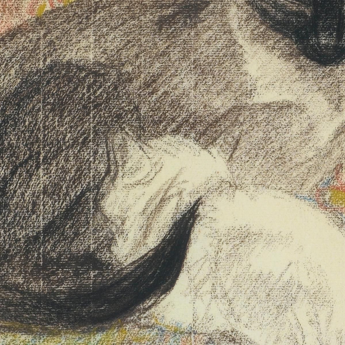 Cat And Her Kitten Théophile Alexandre Steinlen tas5 canvas print