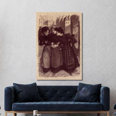 Original Drawing For The Poster Masters' 2 Théophile Alexandre Steinlen tas14 canvas print 
