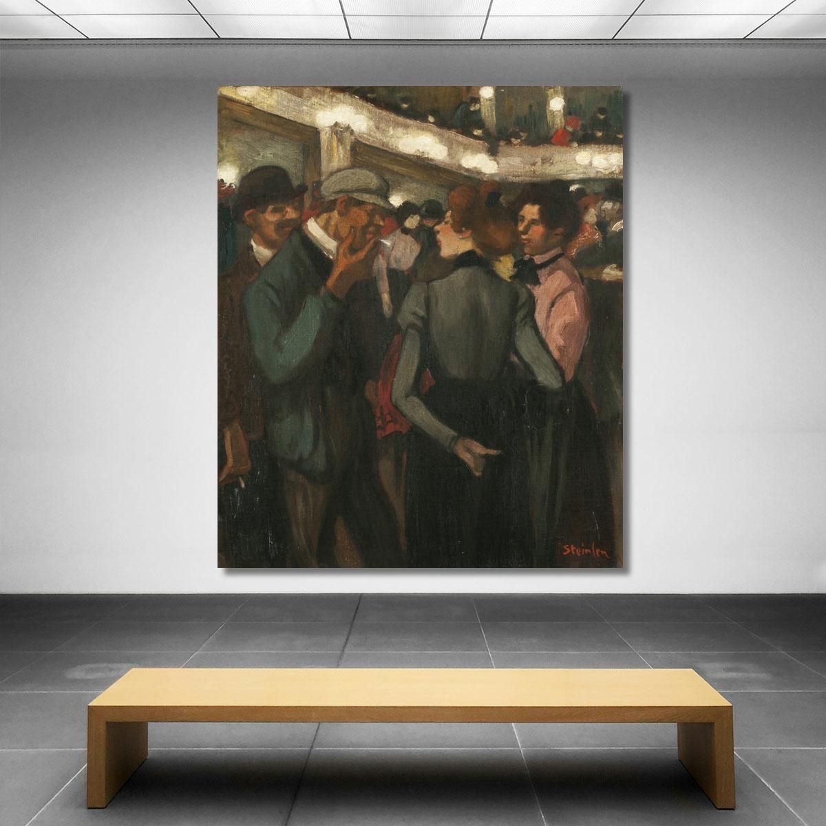 Girls And Pimps At The Moulin Rouge Théophile Alexandre Steinlen tas21 canvas print 
