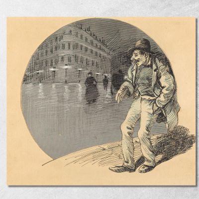 In Love Lovers Théophile Alexandre Steinlen tas26 canvas print 