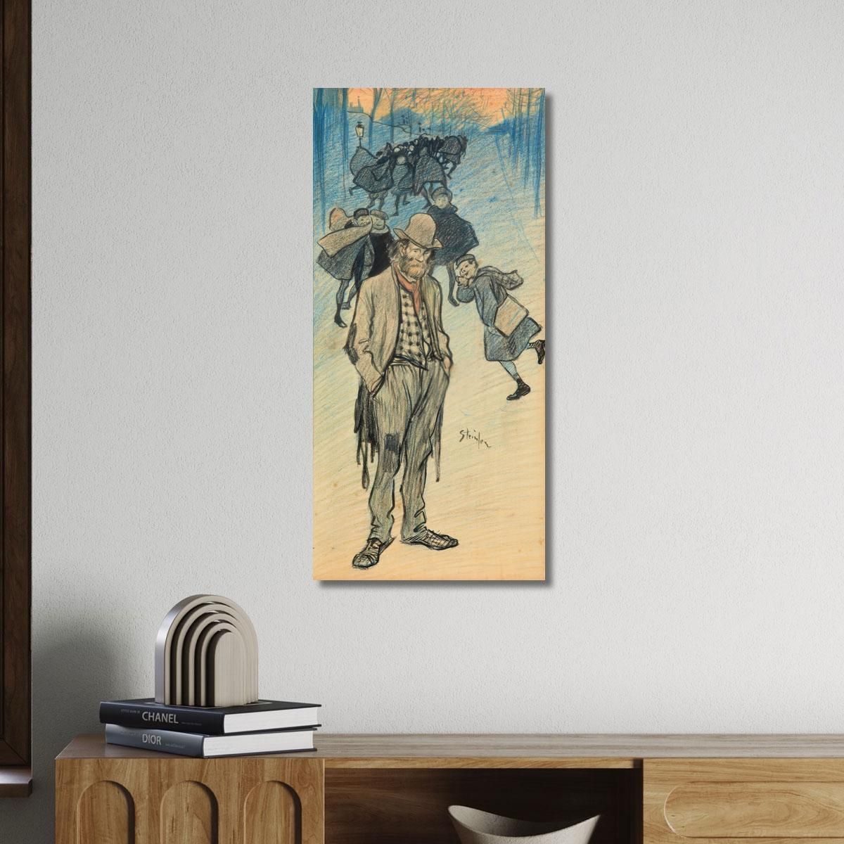 Leaving School Théophile Alexandre Steinlen tas30 canvas print 