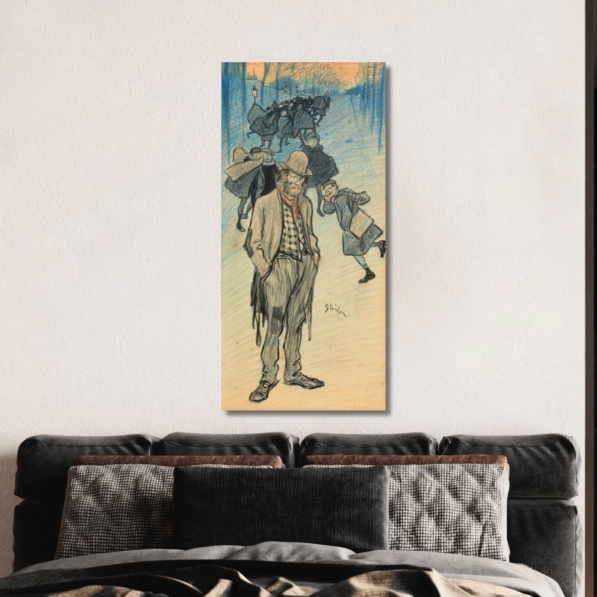 Leaving School Théophile Alexandre Steinlen tas30 canvas print 
