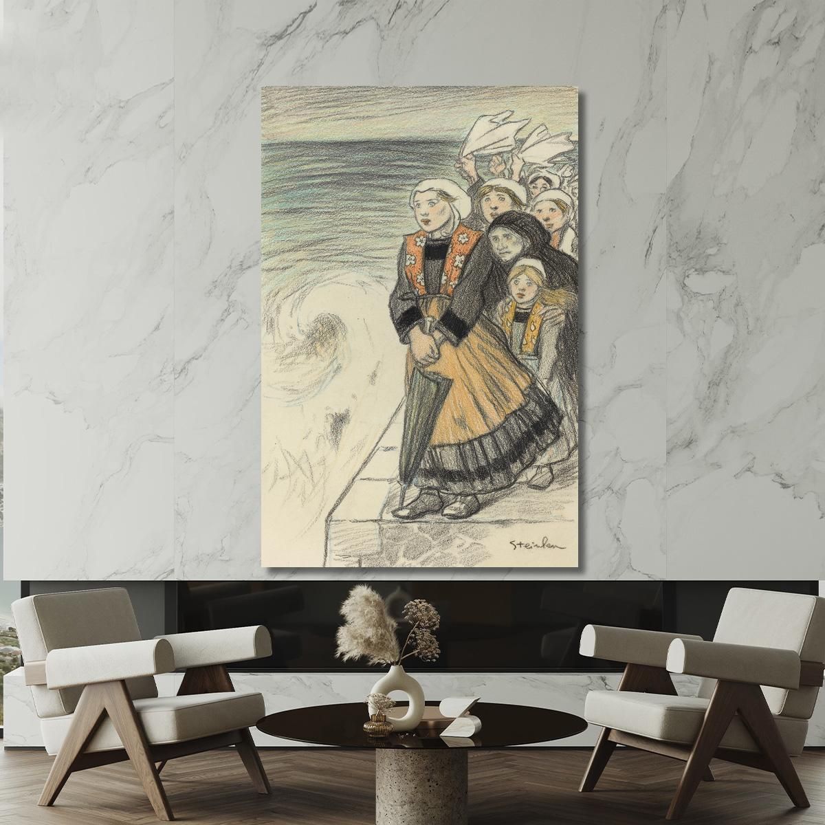 Sailors' Wives Théophile Alexandre Steinlen tas44 canvas print 