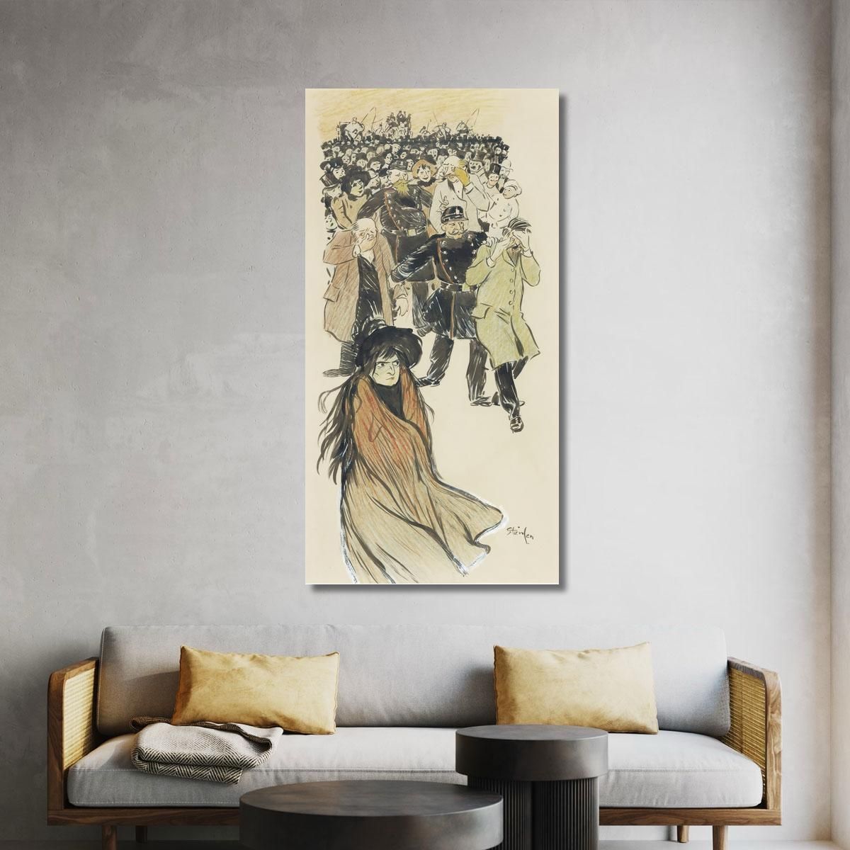 Street Scene Théophile Alexandre Steinlen tas47 canvas print 