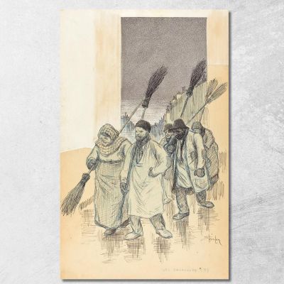 Sweepers Théophile Alexandre Steinlen tas48 canvas print 