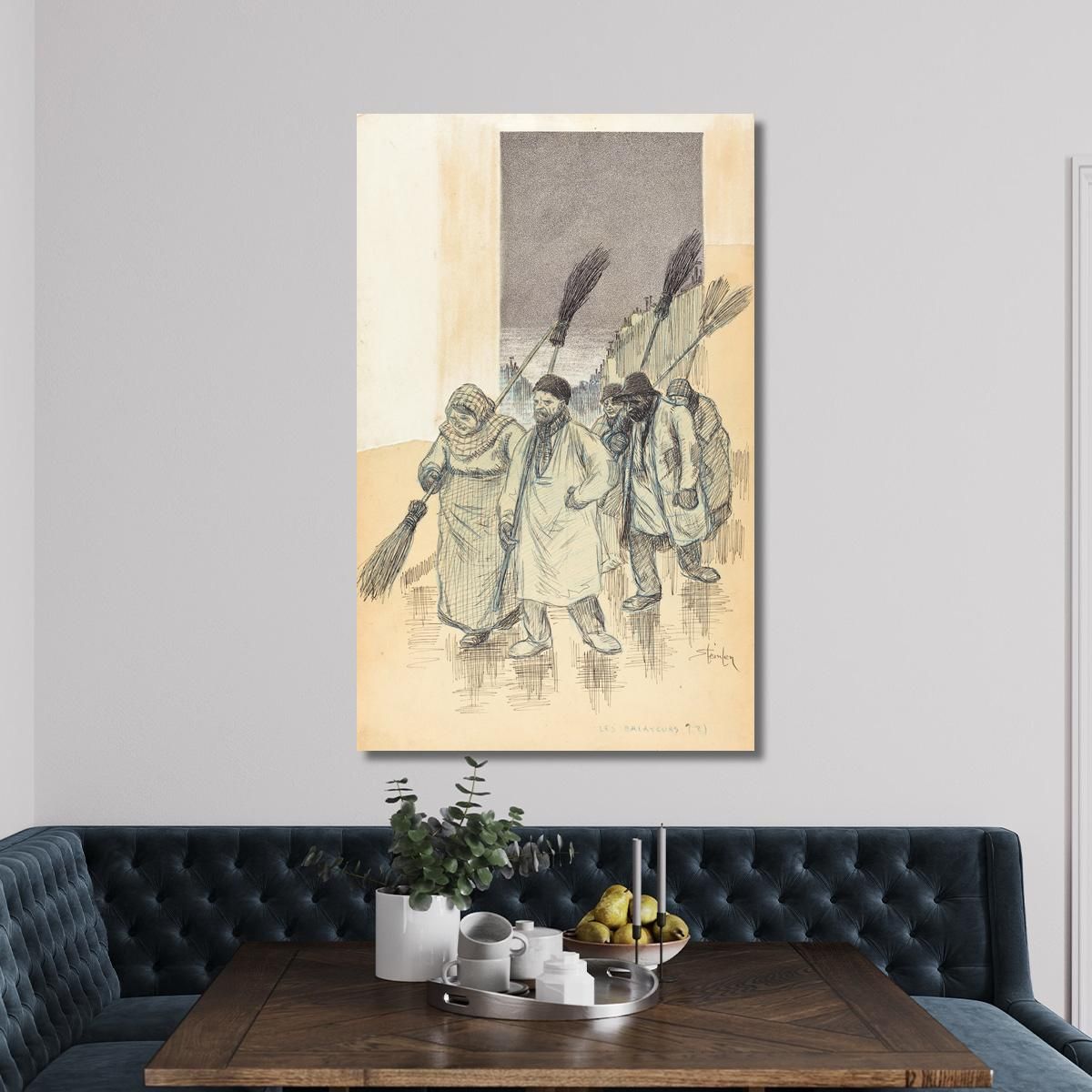 Sweepers Théophile Alexandre Steinlen tas48 canvas print 