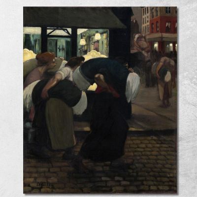 The Laundresses Théophile Alexandre Steinlen tas53 canvas print 